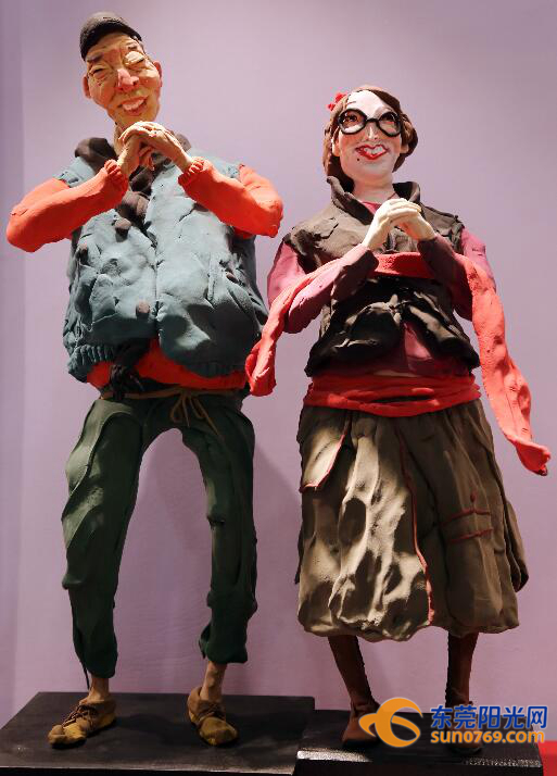 这些中学生的骨架彩塑作品亮相全国艺术展