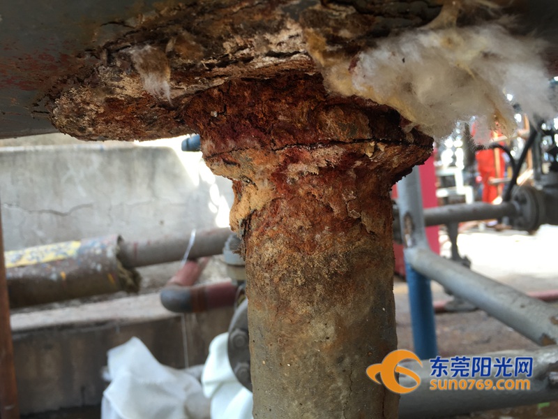 广东省特种设备检测研究院东莞检测院呼吁社会多关注特种设备腐蚀现象