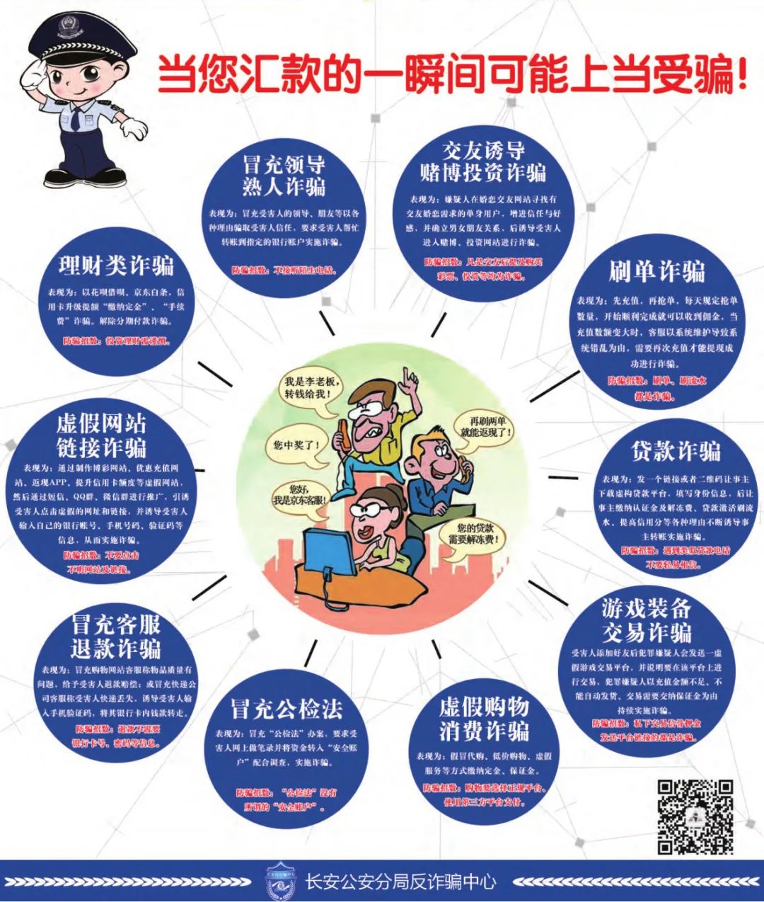 长安警方揪出一诈骗团伙