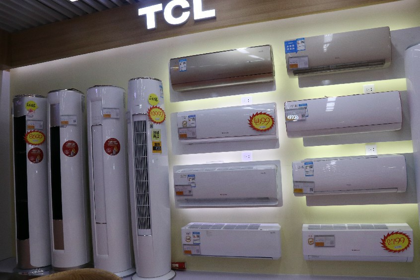 大朗天气渐热空调销售走俏