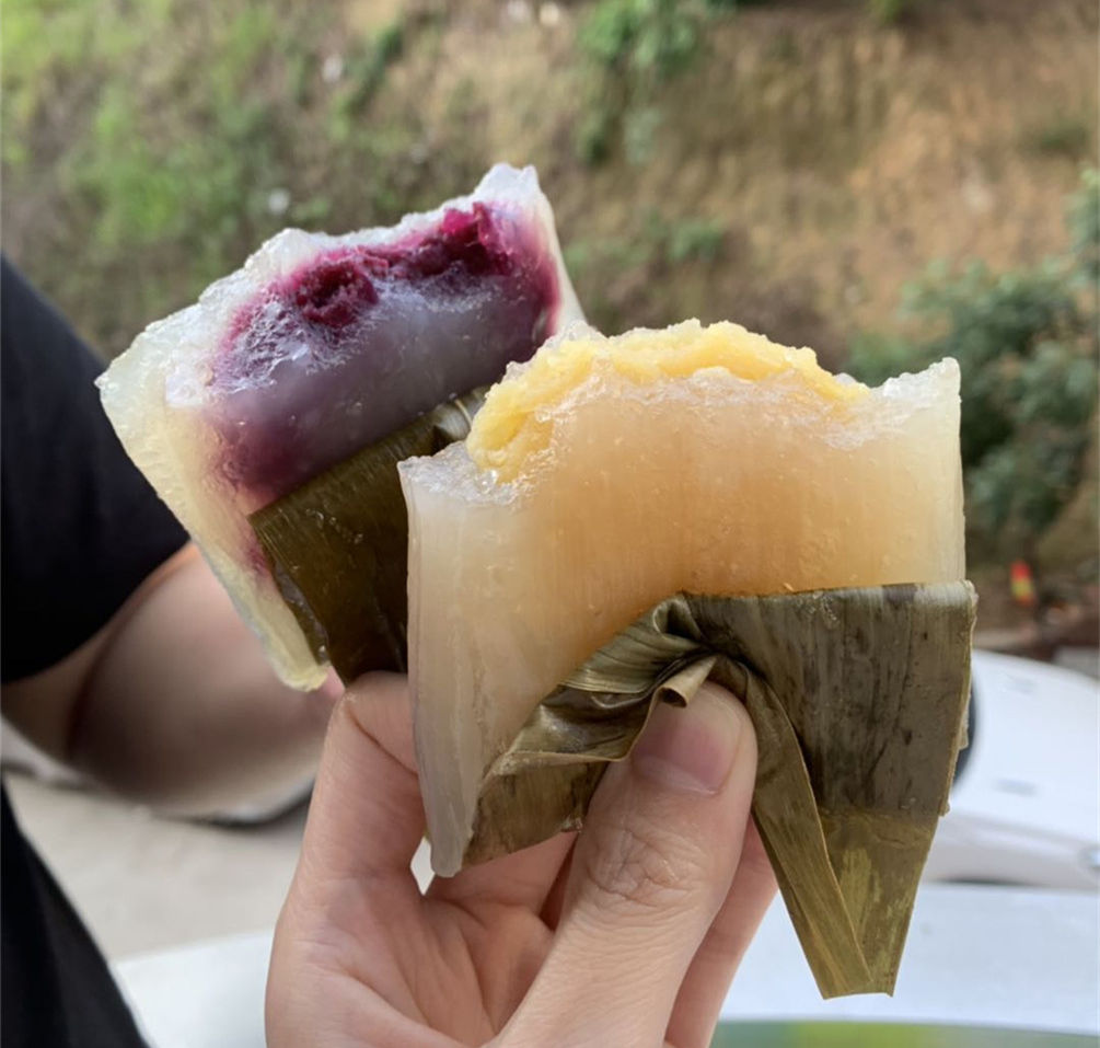 企石:食红豆西米粽 过清爽端午