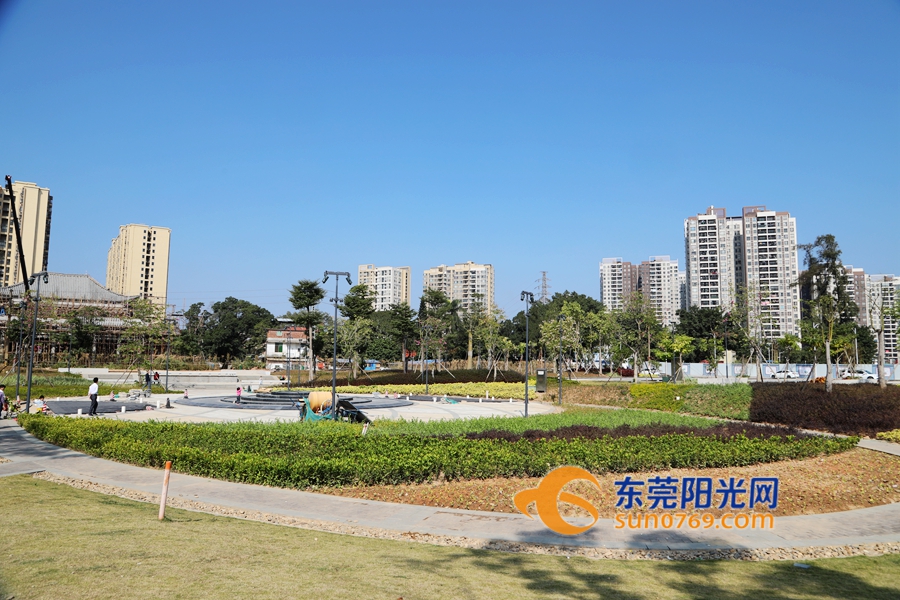 东莞这个城市公园基本完工市民又增加一个休闲娱乐好去处