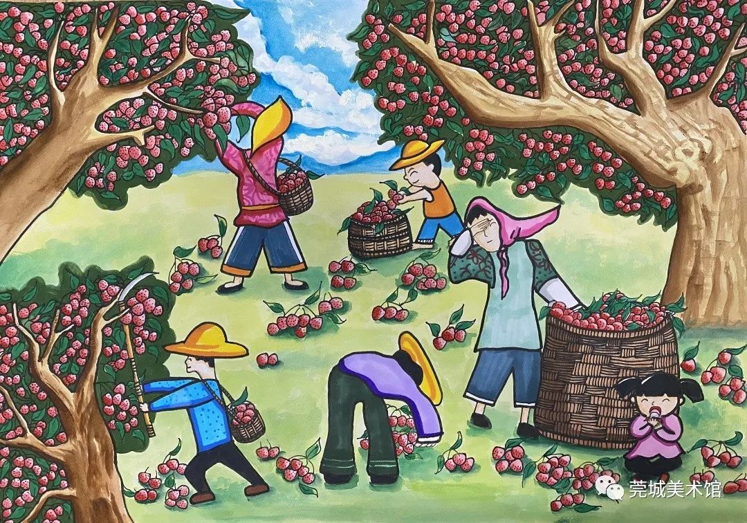 作品赏析用童眼看东莞用童手绘东莞