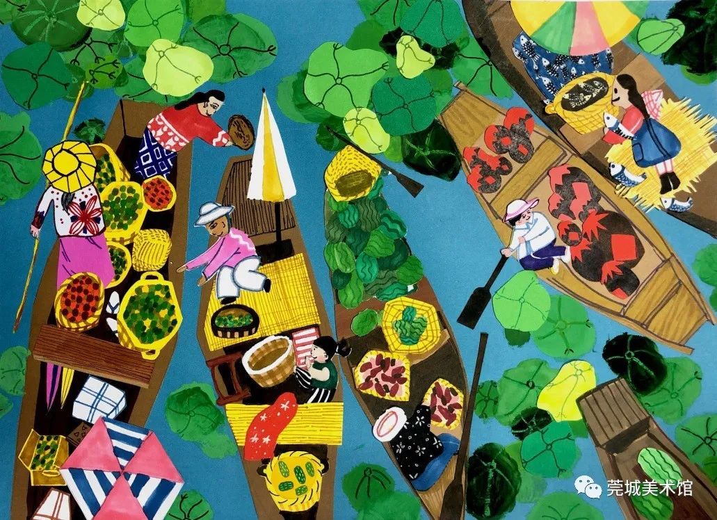 作品赏析用童眼看东莞用童手绘东莞